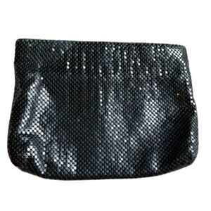 Vintage Whiting and Davis Embellished Mesh Evening Formal Clutch